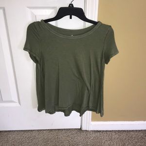 American Eagle soft and sexy army green t shirt